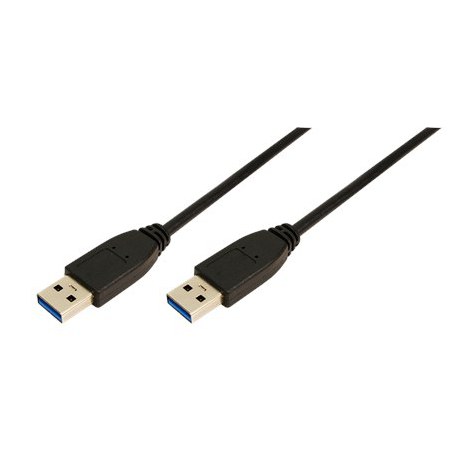 Logilink | USB cable | Male | 9 pin USB Type A | Male | Black | 9 pin USB Type A | 1 m